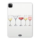 iPad Pro 11 第2世代 2020年版 用 ケース ソフト TPUケース A2228 A2068 A2230 対応 タブレットケース タブレットカバー 013713 おしゃれ　ワイン　お酒