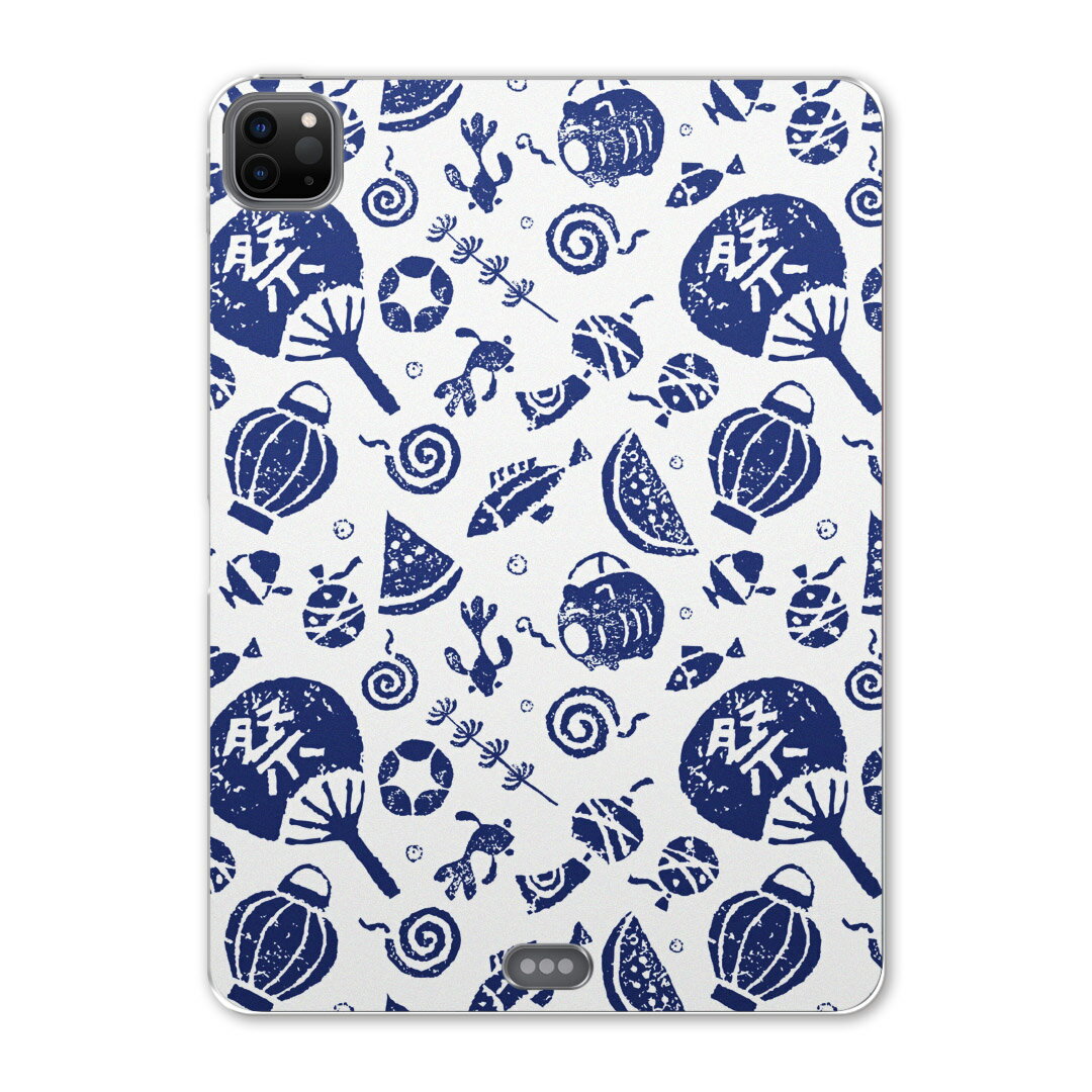 iPad Pro 11 第2世代 2020年版 用 ケース ソフト TPUケース A2228 A2068 A2230 対応 タブレットケース タブレットカバー 014091 祭り　夏　スイカ