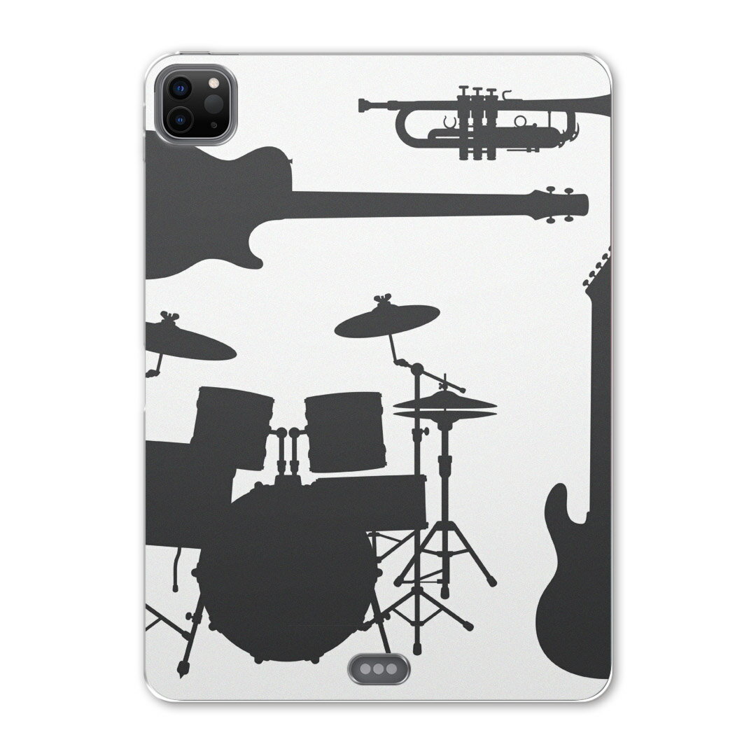 iPad Pro 11 第2世代 2020年版 用 ケース ソフト TPUケース A2228 A2068 A2230 対応 タブレットケース タブレットカバー 014570 楽器 音楽 バンド