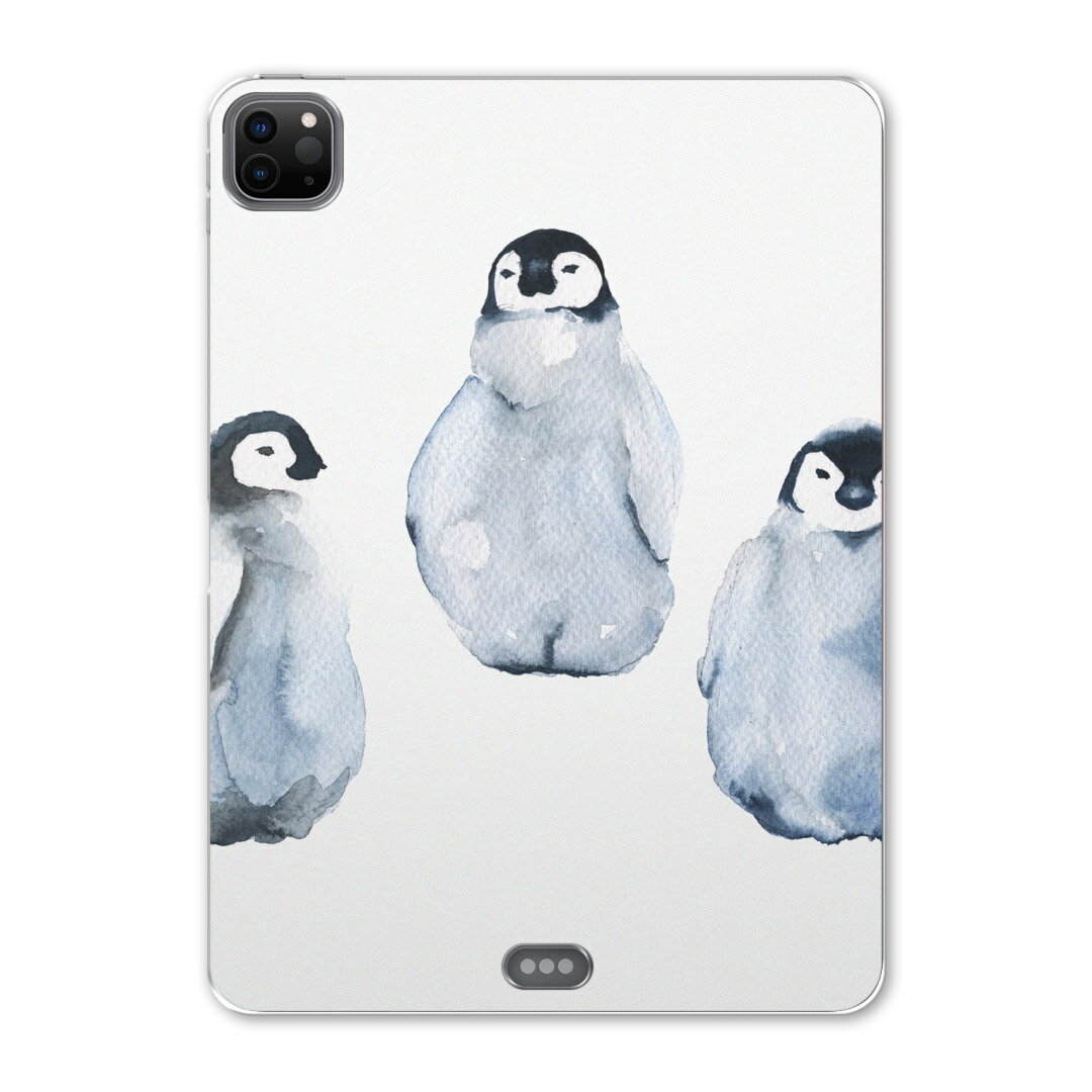 iPad Pro 11 第2世代 2020年版 用 ケース ソフト TPUケース A2228 A2068 A2230 対応 タブレットケース タブレットカバー 014775 ペンギン かわいい 動物