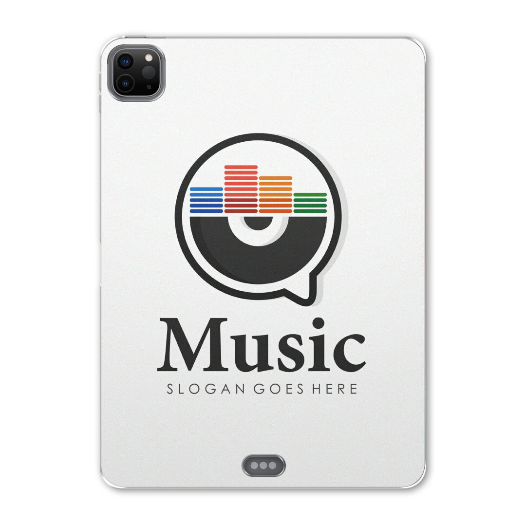 iPad Pro 11 第2世代 2020年版 用 ケース ソフト TPUケース A2228 A2068 A2230 対応 タブレットケース タブレットカバー 014817 ミュージック　アイコン　music