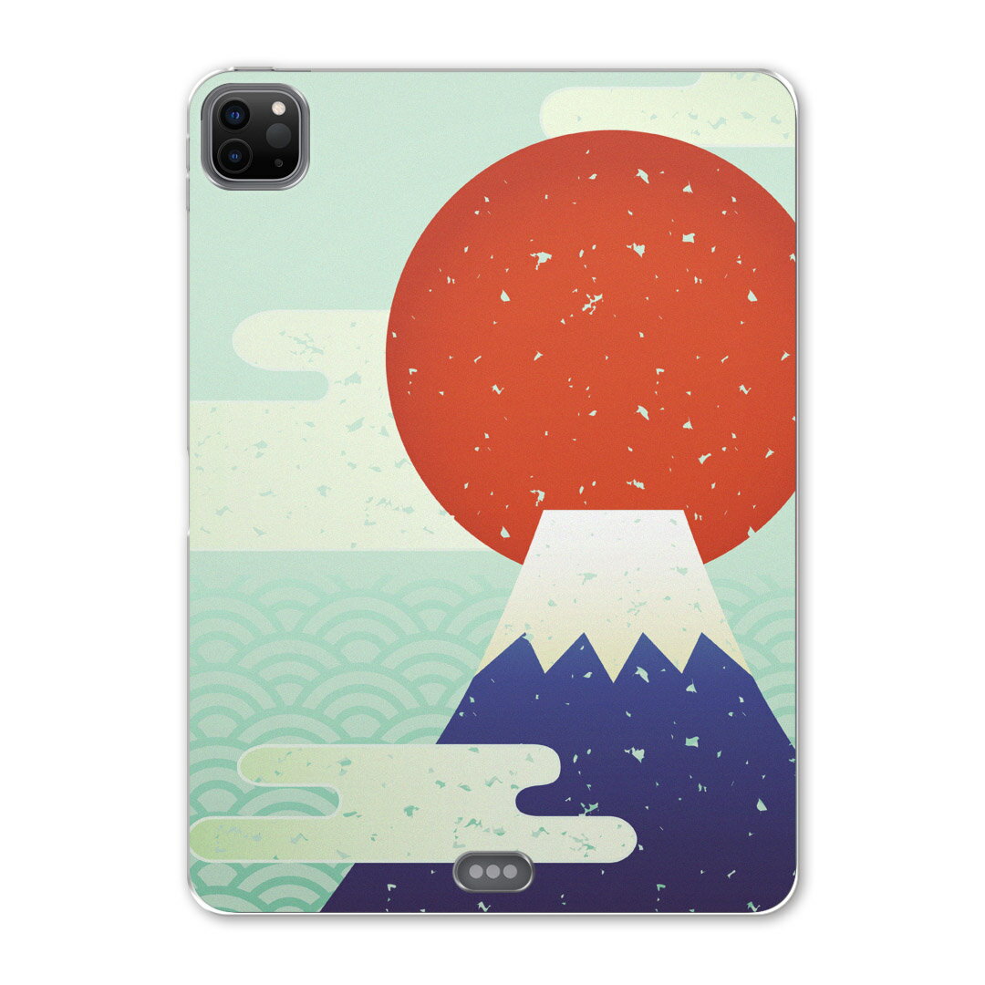 iPad Pro 11 第2世代 2020年版 用 ケース ソフト TPUケース A2228 A2068 A2230 対応 タブレットケース タブレットカバー 015755 富士山　山　日本　大洋