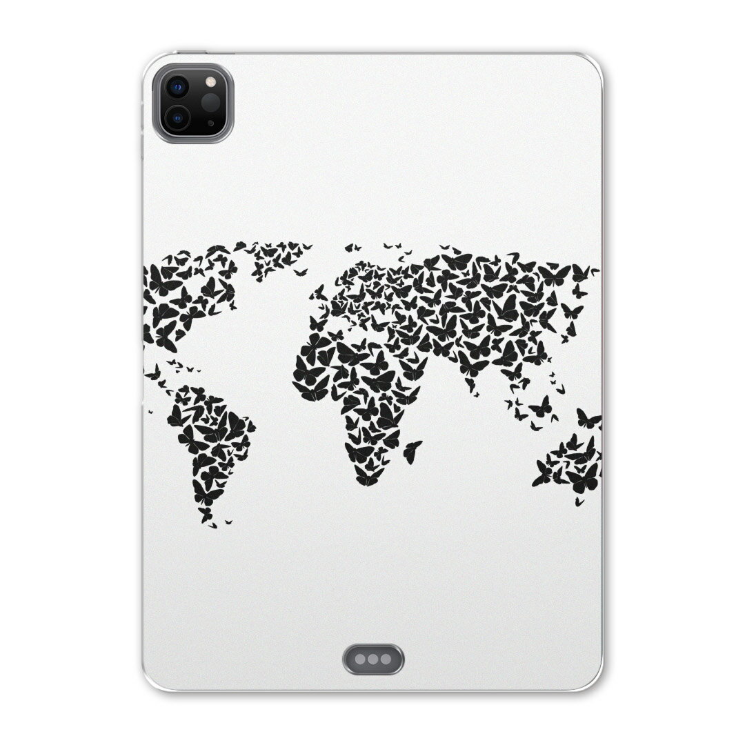 iPad Pro 12.9inch 2020発売モデル 第4世代 アイパッドプロ 12.9インチ タブレットケース タブレットカバー TPU ソフトケース A2229 A2069 A2232 A2233 016161 地図　世界地図(2)