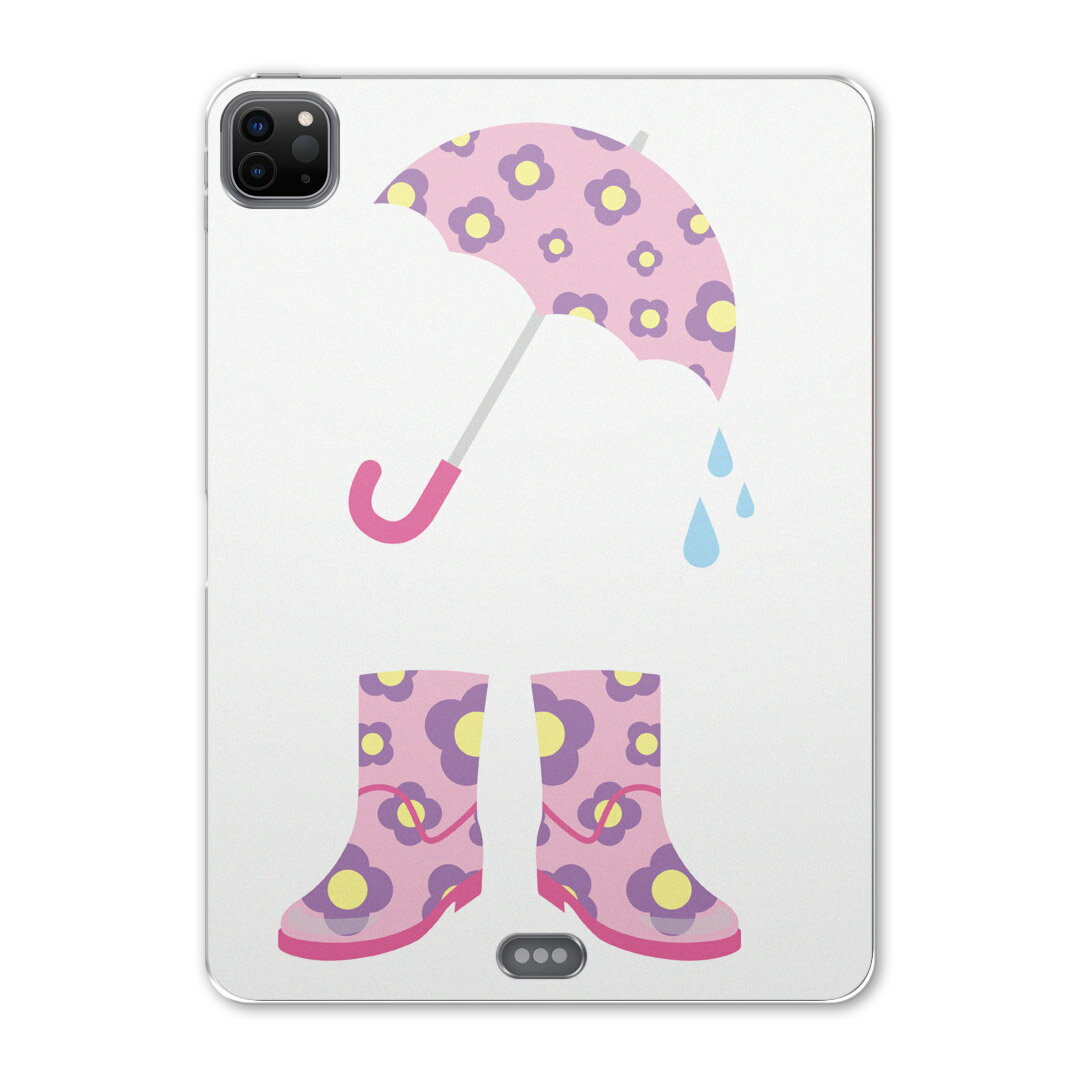 iPad Pro 11 第2世代 2020年版 用 ケース ソフト TPUケース A2228 A2068 A2230 対応 タブレットケース タブレットカバー 016336 傘 梅雨 カラフル