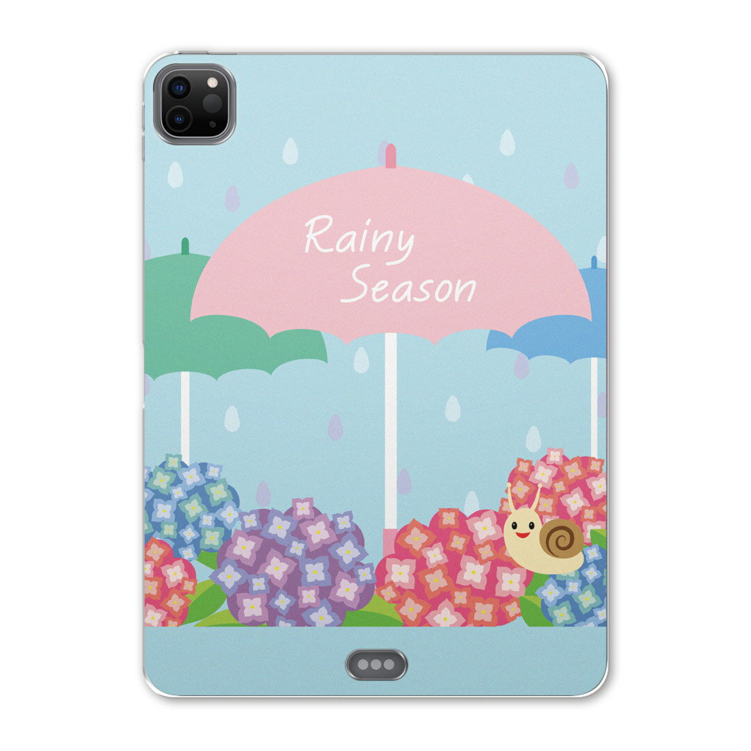 iPad Pro 11 第2世代 2020年版 用 ケース ソフト TPUケース A2228 A2068 A2230 対応 タブレットケース タブレットカバー 016433 雨 傘 梅雨
