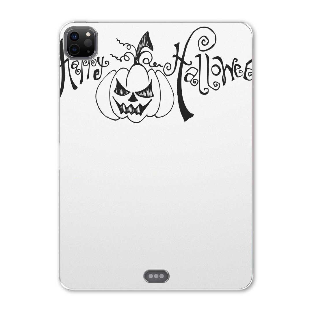 iPad Pro 11 第2世代 2020年版 用 ケース ソフト TPUケース A2228 A2068 A2230 対応 タブレットケース タブレットカバー 017447 ハロウィン　ホラー かぼちゃ　パンプキン　ホラー