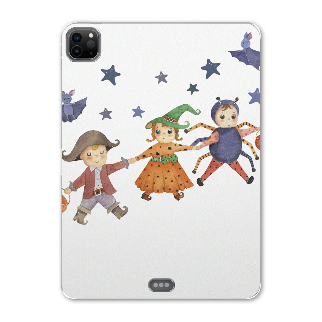 iPad Pro 11 第2世代 2020年版 用 ケース ソフト TPUケース A2228 A2068 A2230 対応 タブレットケース タブレットカバー 017502 ハロウィン かわいい 子供 星 かわいい