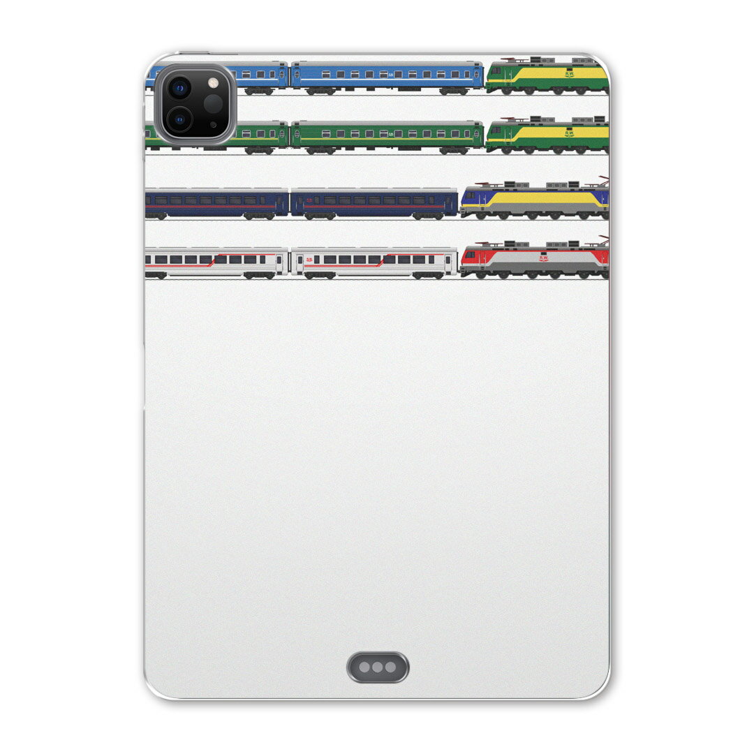 iPad Pro 11 第2世代 2020年版 用 ケース ソフト TPUケース A2228 A2068 A2230 対応 タブレットケース タブレットカバー 017521 乗り物 電車 路線 train