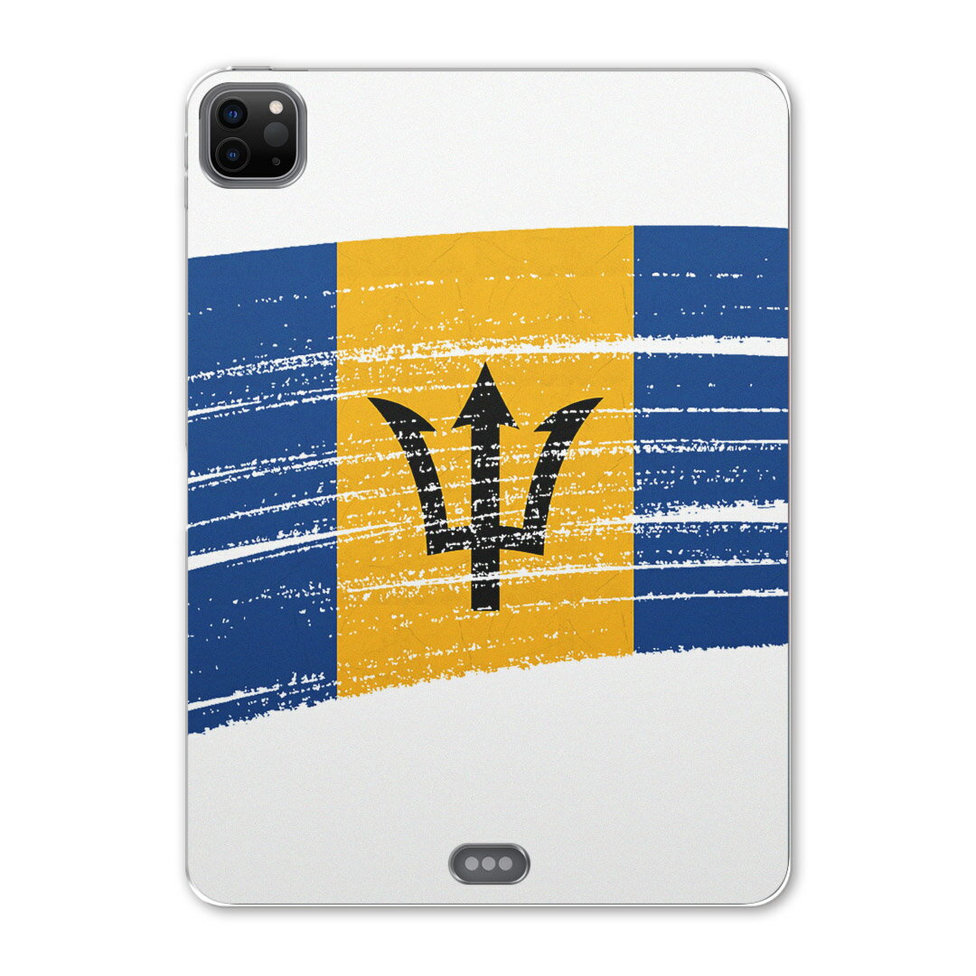 iPad Pro 12.9inch 2020発売モデル 第4世代 アイパッドプロ 12.9インチ タブレットケース タブレットカバー TPU ソフトケース A2229 A2069 A2232 A2233 018394 国旗 barbados バルバドス