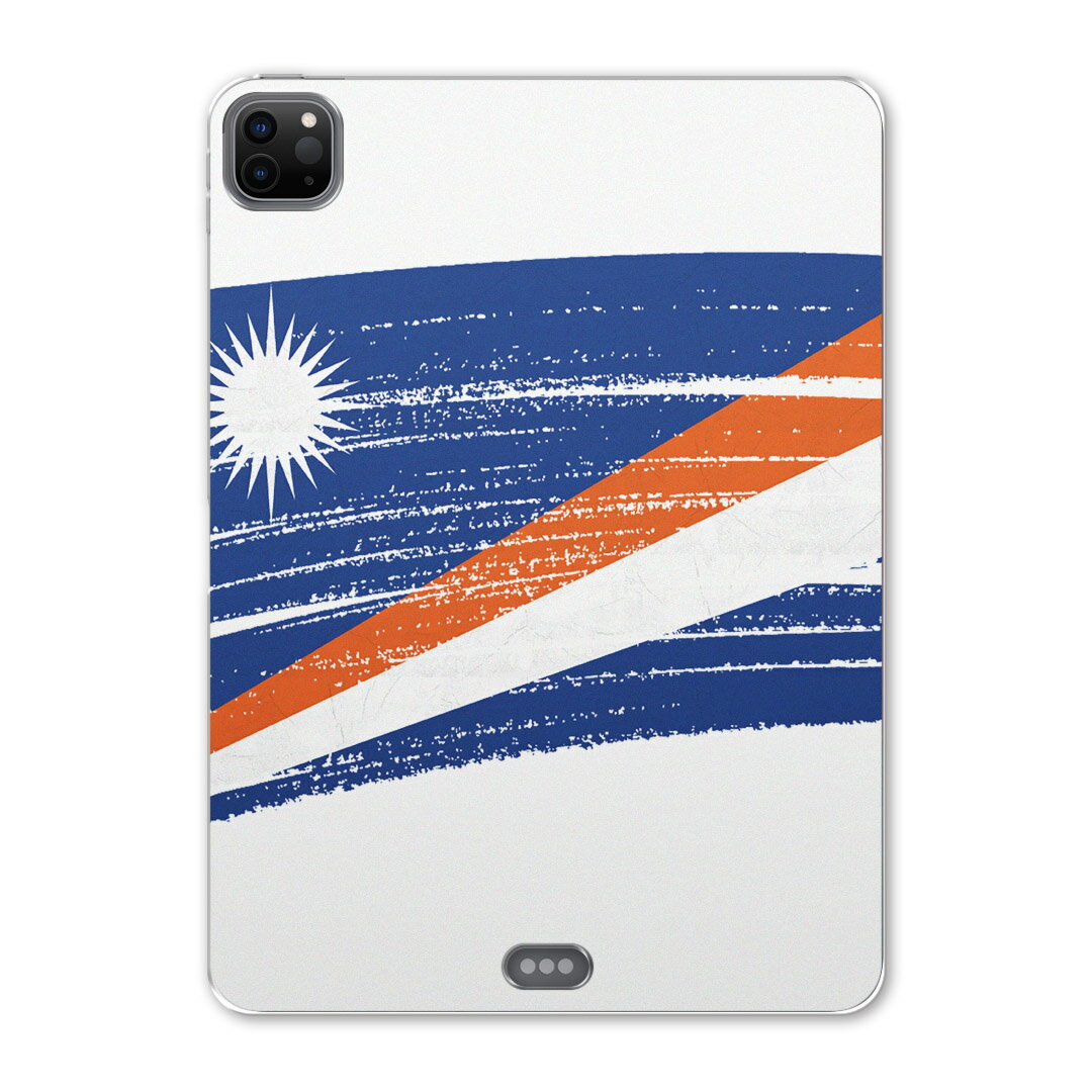 iPad Pro 11 第2世代 2020年版 用 ケース ソフト TPUケース A2228 A2068 A2230 対応 タブレットケース タブレットカバー 018505 国旗 marshallislands マーシャル諸島