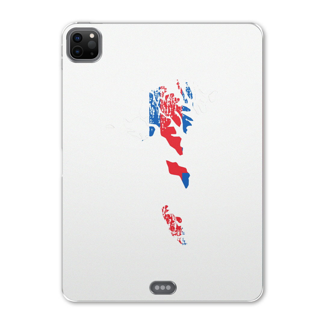 iPad Pro 12.9inch 2020発売モデル 第4世代 アイパッドプロ 12.9インチ タブレットケース タブレットカバー TPU ソフトケース A2229 A2069 A2232 A2233 018825 国旗 faroe_island フェロー諸島