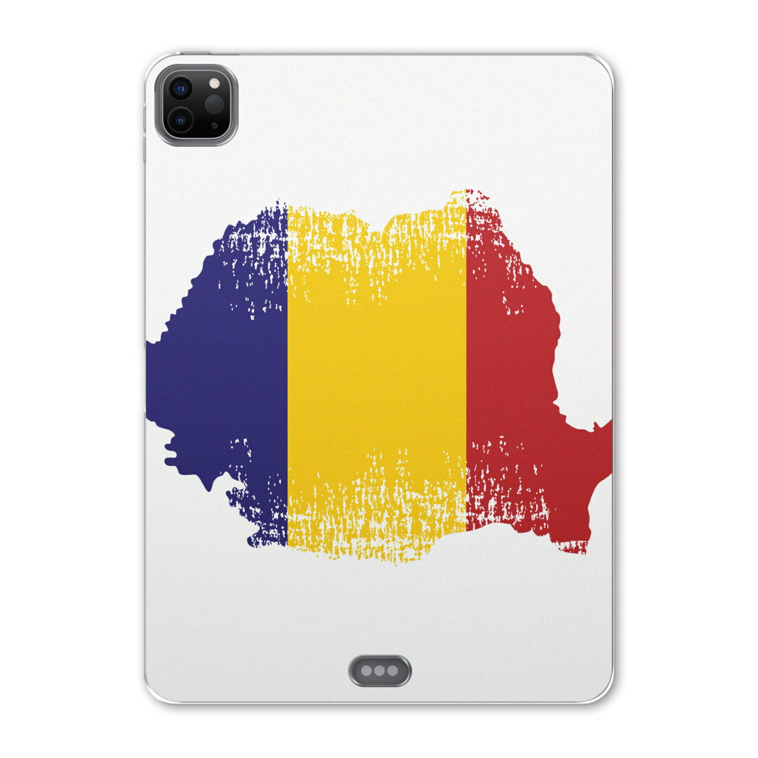 iPad Pro 11 第2世代 2020年版 用 ケース ソフト TPUケース A2228 A2068 A2230 対応 タブレットケース タブレットカバー 018929 国旗 romania ルーマニア