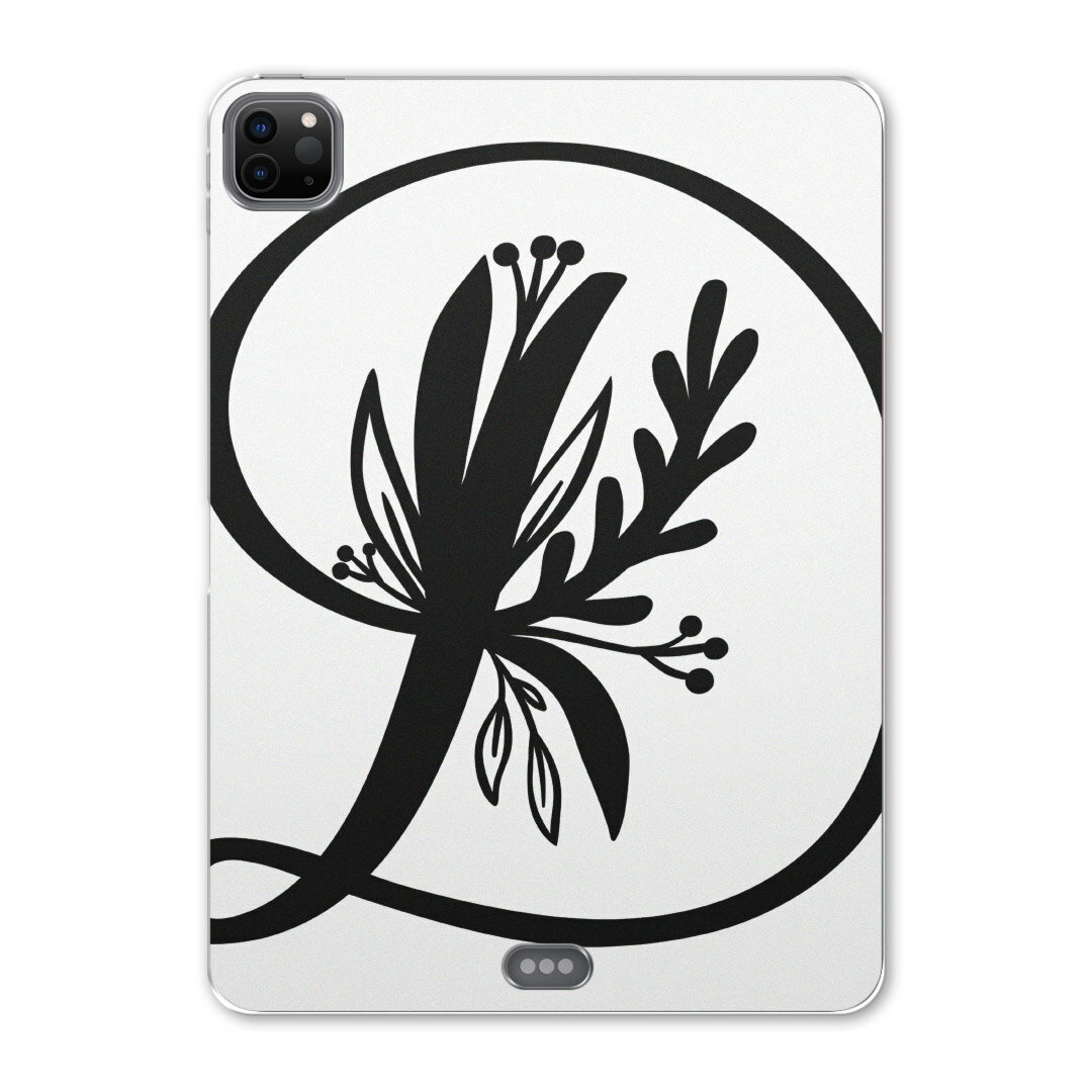 iPad Pro 11 第2世代 2020年版 用 ケース ソフト TPUケース A2228 A2068 A2230 対応 タブレットケース タブレットカバー 019220 フォント 文字 d アルファベット