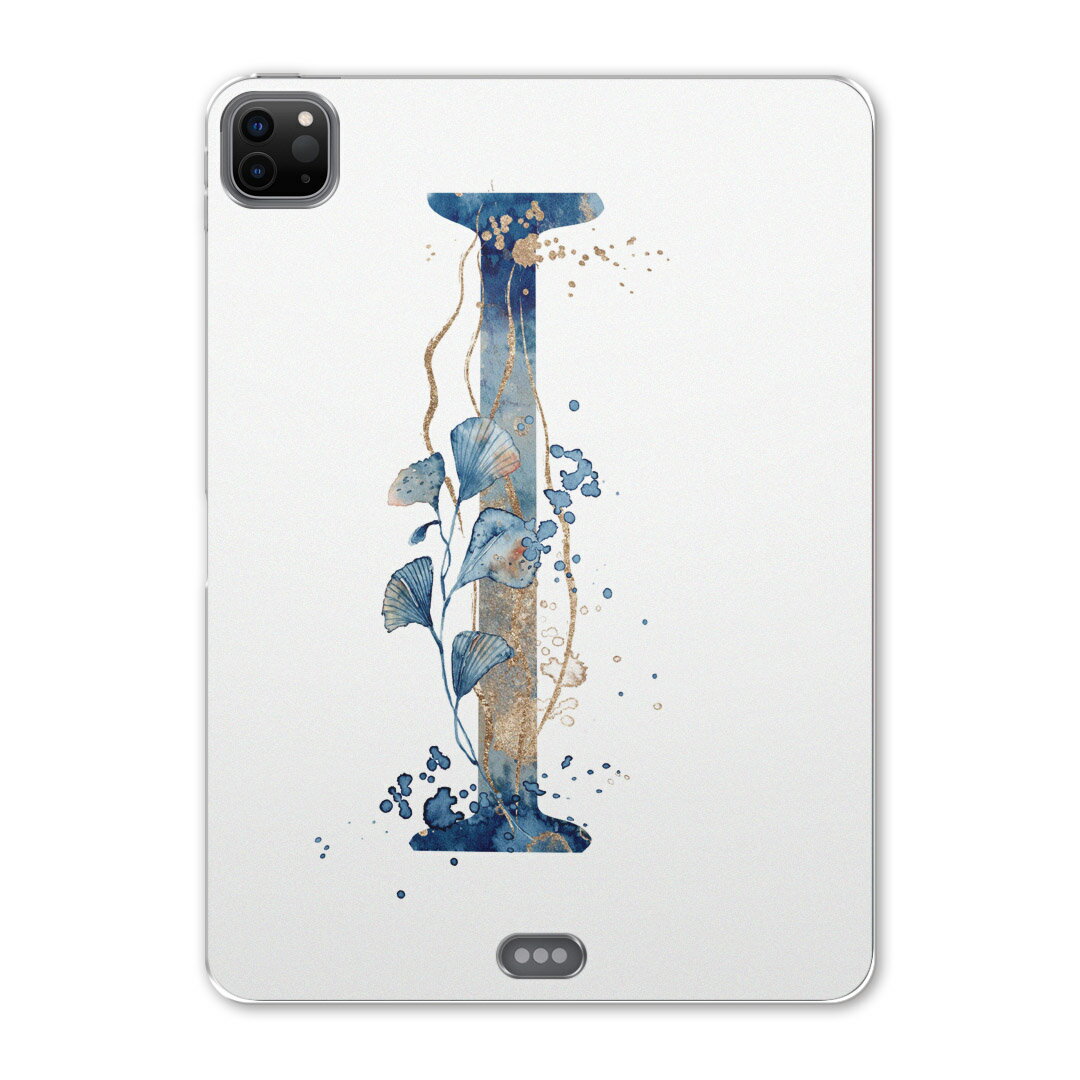 iPad Pro 11 第2世代 2020年版 用 ケース ソフト TPUケース A2228 A2068 A2230 対応 タブレットケース タブレットカバー 019661 フォント 文字 i アルファベット