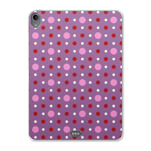 iPad Pro 11inch 第1世代 2018年 アイパッドプロ 11インチ タブレットケース タブレットカバー TPU ソフトケース A1980 A2013 A1934 A1979 000097 水玉 ドット 紫 赤 iPad Pro 11inch 第1世代 2018年 アイパッドプロ 11インチ タブレットケース タブレットカバー TPU ソフトケース A1980 A2013 A1934 A1979 000097 水玉 ドット 紫 赤
