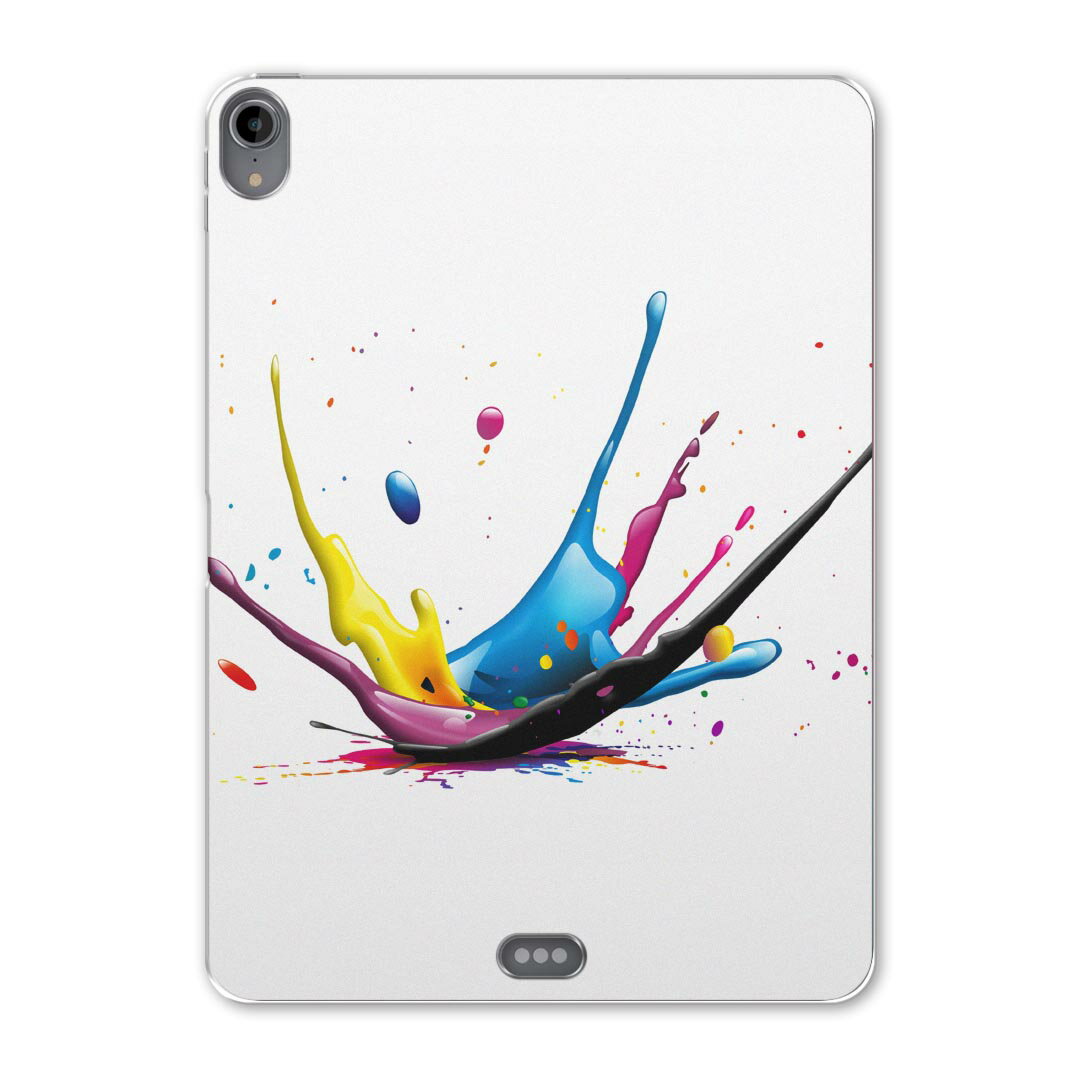 iPad Pro 12.9 第3世代 2019年版 用 ケース ソフト TPUケース A1876 A2014 A1895 対応 タブレットケース タブレットカバー 000248 その他 クール ペンキ　ペイント　カラフル　インク