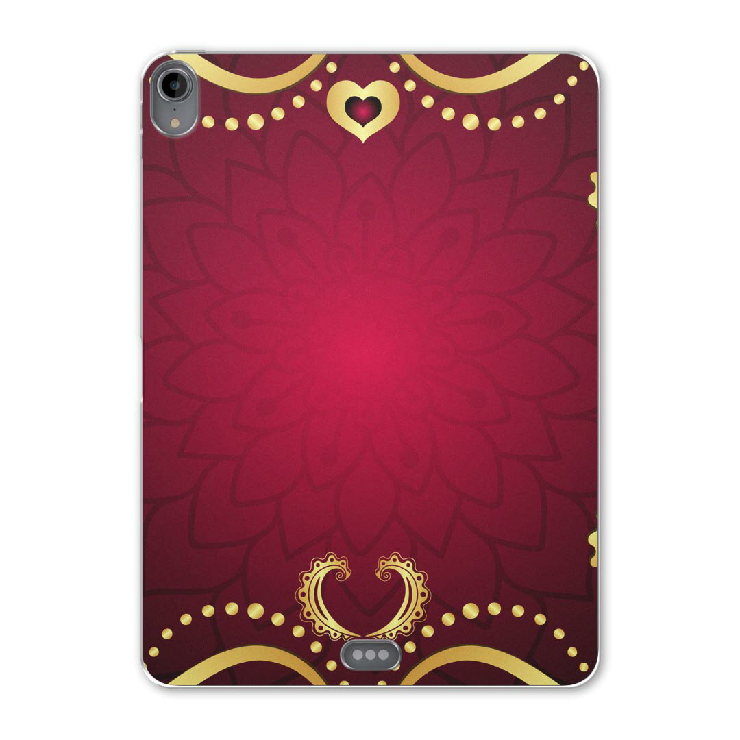 iPad Pro 12.9 第3世代 2019年版 用 ケース ソフト TPUケース A1876 A2014 A1895 対応 タブレットケース タブレットカバー 001059 その他 クール 模様　蓮