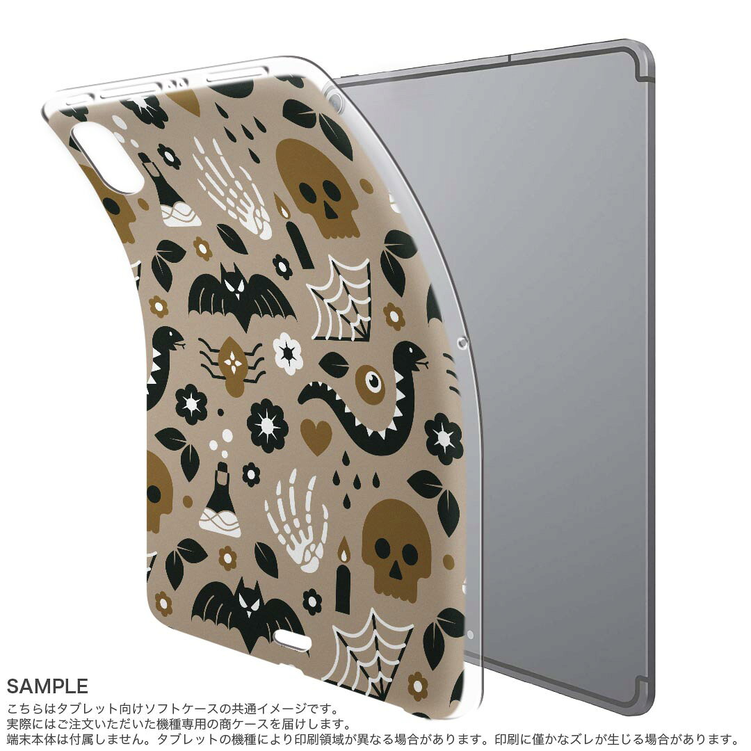 dtab compact d-02k docomo dタブ 用 タブレット ケース タブレット カバー TPU ソフトケース 020113 ハロウィン Halloween 2