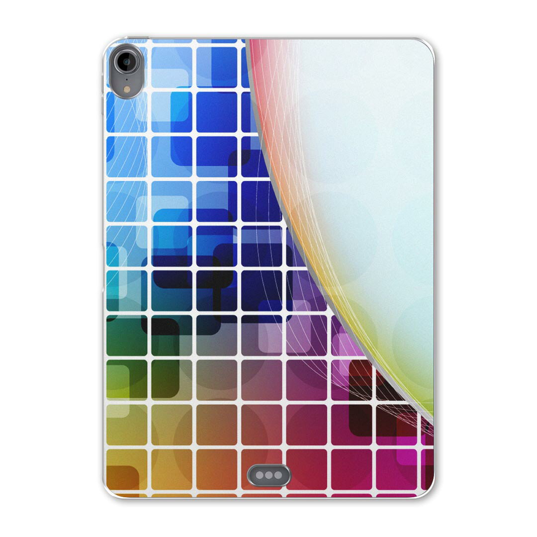 iPad Pro 12.9 第3世代 2019年版 用 ケース ソフト TPUケース A1876 A2014 A1895 対応 タブレットケース タブレットカバー 002098 クール カラフル　キラキラ