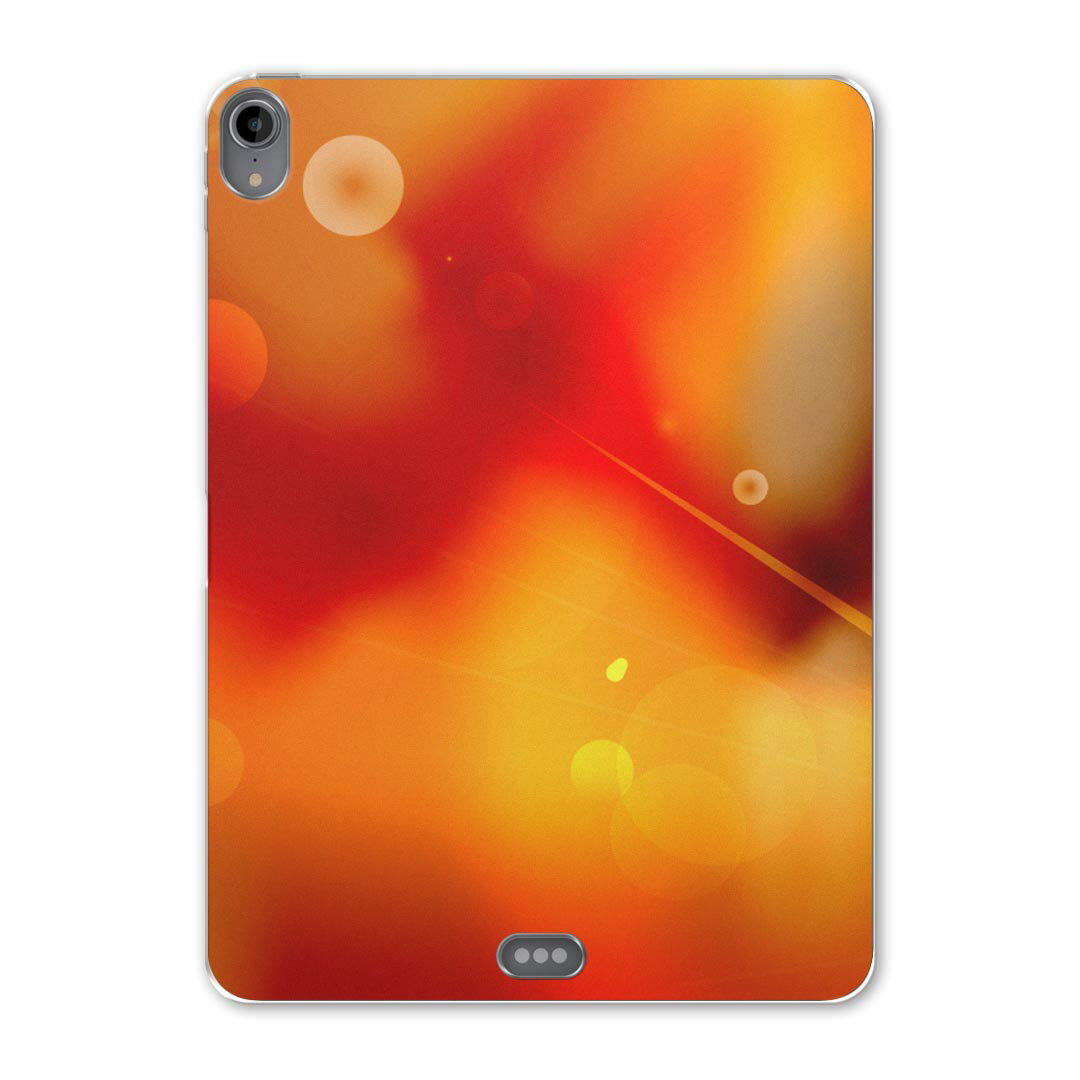 iPad Pro 12.9 第3世代 2019年版 用 ケース ソフト TPUケース A1876 A2014 A1895 対応 タブレットケース タブレットカバー 002162 クール シンプル オレンジ
