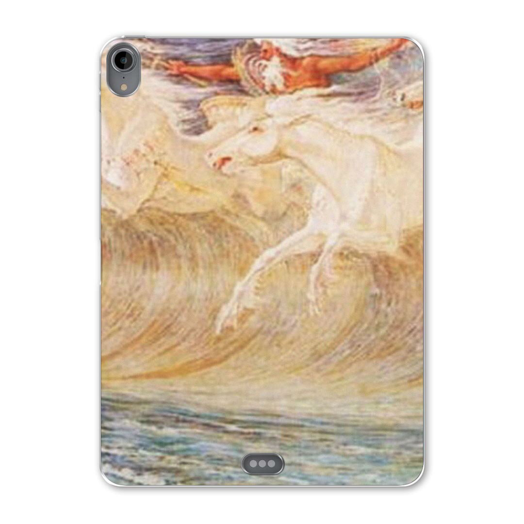 iPad Pro 12.9 第3世代 2019年版 用 ケース ソフト TPUケース A1876 A2014 A1895 対応 タブレットケース タブレットカバー 003223 写真・風景 クール 海 絵画 イラスト
