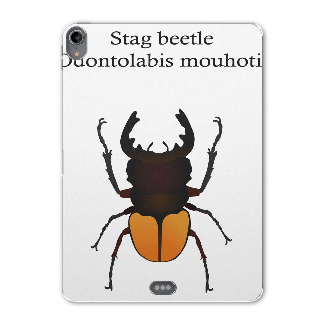 iPad Pro 11 第1世代 2018年版 用 ケース ソフト TPUケース A1980 A2013 A1934 対応 タブレットケース タブレットカバー 020008 虫 stag beetle クワガタムシ