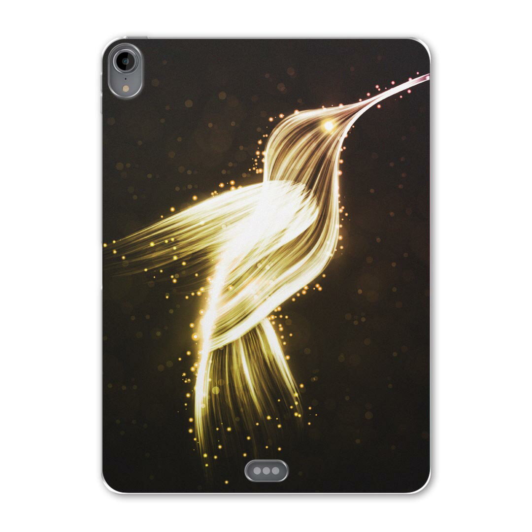 iPad Pro 11inch 第1世代 2018年 アイパッドプロ 11インチ タブレットケース タブレットカバー TPU ソフトケース A1980 A2013 A1934 A1979 004513 鳥 金 ゴールド シンプル