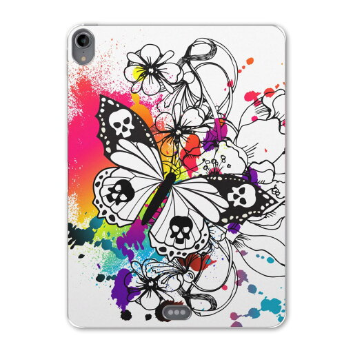 iPad Pro 11inch 第1世代 2018年 アイパッドプロ 11インチ タブレットケース タブレットカバー TPU ソフトケース A1980 A2013 A1934 A1979 005000 蝶 カラフル イラスト