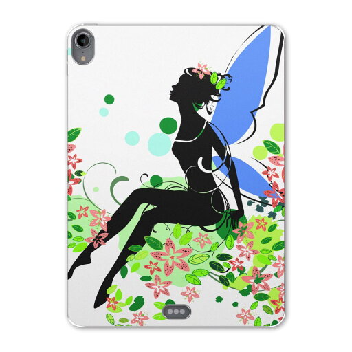 iPad Pro 12.9 第3世代 2019年版 用 ケース ソフト TPUケース A1876 A2014 A1895 対応 タブレットケース タブレットカバー 006293 ラブリー 人物 妖精 花 フラワー iPad Pro 12.9 第3世代 2019年版 用 ケース ソフト TPUケース A1876 A2014 A1895 対応 タブレットケース タブレットカバー 006293 ラブリー 人物 妖精 花 フラワー