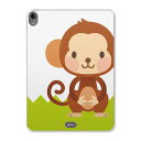 iPad Pro 11inch 第1世代 2018年 アイパッドプロ 11インチ タブレットケース タブレットカバー TPU ソフトケース A1980 A2013 A1934 A1979 007051 猿 キャラクター(2)
