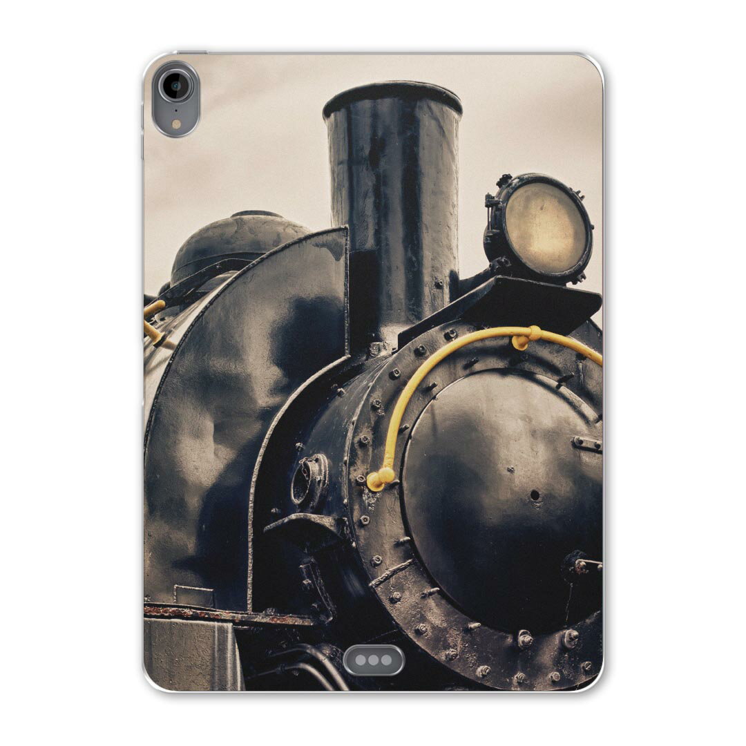 iPad Pro 11inch 第1世代 2018年 アイパッドプロ 11インチ タブレットケース タブレットカバー TPU ソフトケース A1980 A2013 A1934 A1979 007342 写真　機関車　電車
