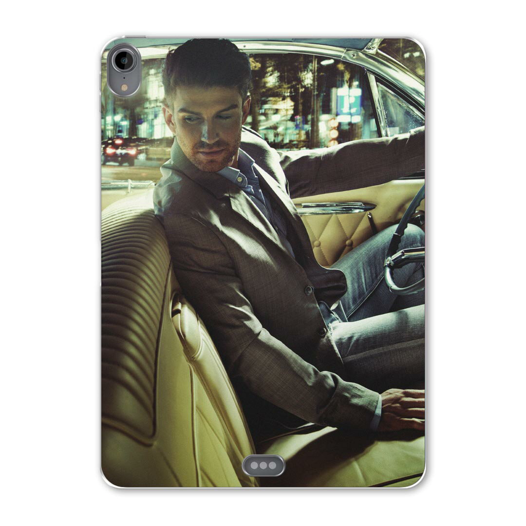 iPad Pro 11inch 第1世代 2018年 アイパッドプロ 11インチ タブレットケース タブレットカバー TPU ソフトケース A1980 A2013 A1934 A1979 007416 写真　車　人物　夜