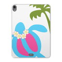 iPad Pro 11inch 第1世代 2018年 アイパッドプロ 11インチ タブレットケース タブレットカバー TPU ソフトケース A1980 A2013 A1934 A1979 007636 イラスト 亀 花 かめ