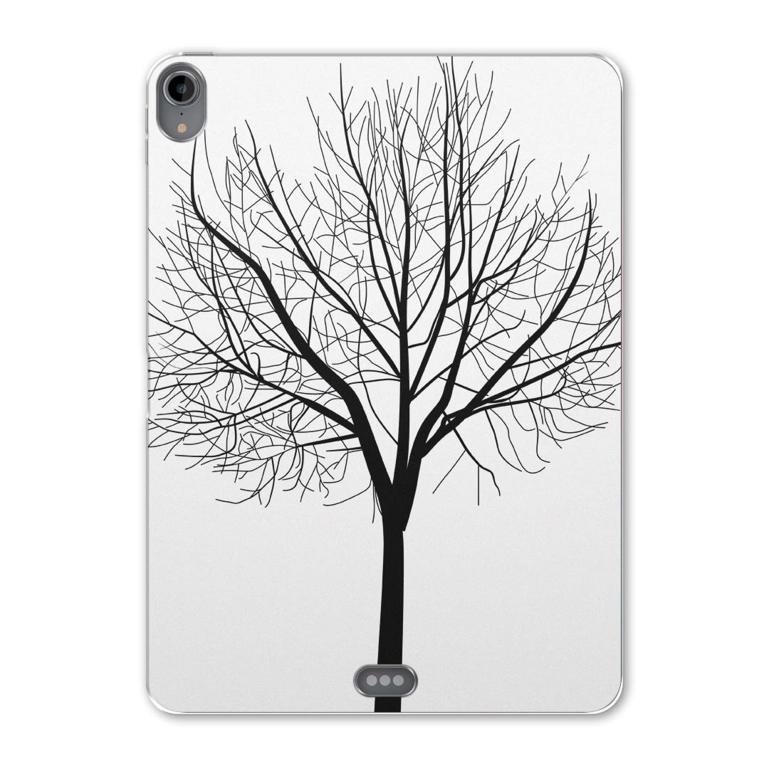 iPad Pro 11inch 第1世代 2018年 アイパッドプロ 11インチ タブレットケース タブレットカバー TPU ソフトケース A1980 A2013 A1934 A1979 009179 モノクロ　植物　風景