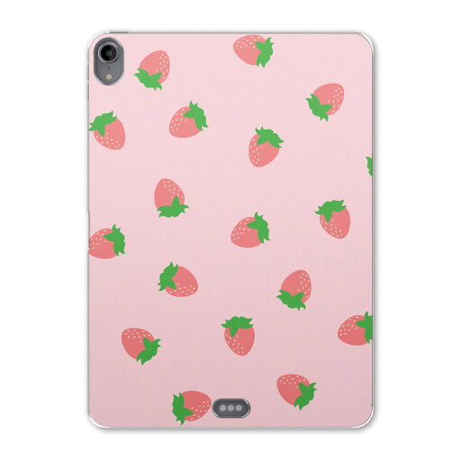 iPad Pro 11inch 第1世代 2018年 アイパッドプロ 11インチ タブレットケース タブレットカバー TPU ソフトケース A1980 A2013 A1934 A1979 009549 いちご ピンク iPad Pro 11inch 第1世代 2018年 アイパッドプロ 11インチ タブレットケース タブレットカバー TPU ソフトケース A1980 A2013 A1934 A1979 009549 いちご ピンク