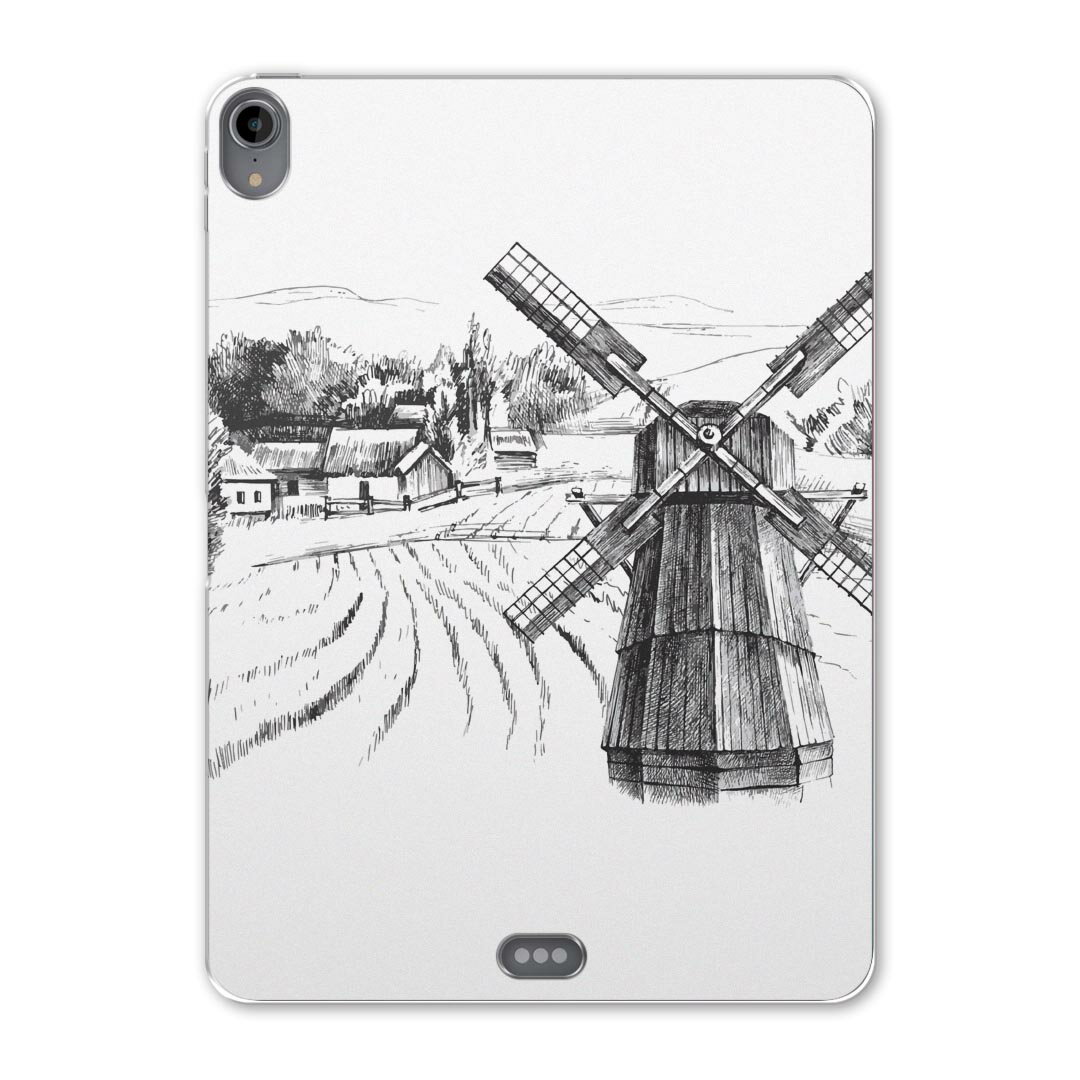iPad Pro 11inch 第1世代 2018年 アイパッドプロ 11インチ タブレットケース タブレットカバー TPU ソフトケース A1980 A2013 A1934 A1979 010006 風景 景色 モノクロ