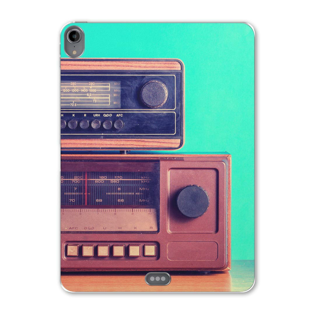 iPad Pro 12.9 第3世代 2019年版 用 ケース ソフト TPUケース A1876 A2014 A1895 対応 タブレットケース タブレットカバー 010219 レトロ　写真　ラジオ