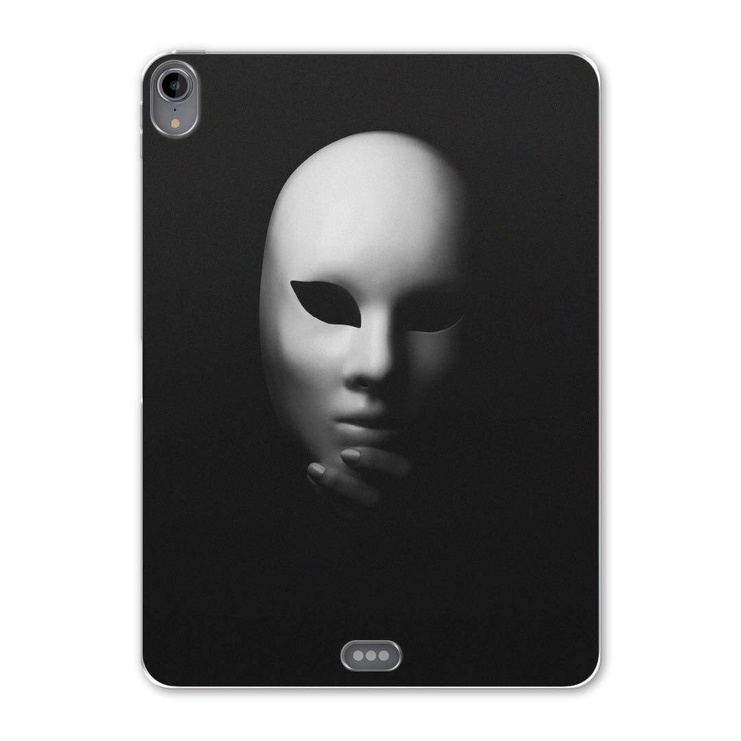 iPad Pro 11inch 第1世代 2018年 アイパッドプロ 11インチ タブレットケース タブレットカバー TPU ソフトケース A1980 A2013 A1934 A1979 011710 仮面　白　黒