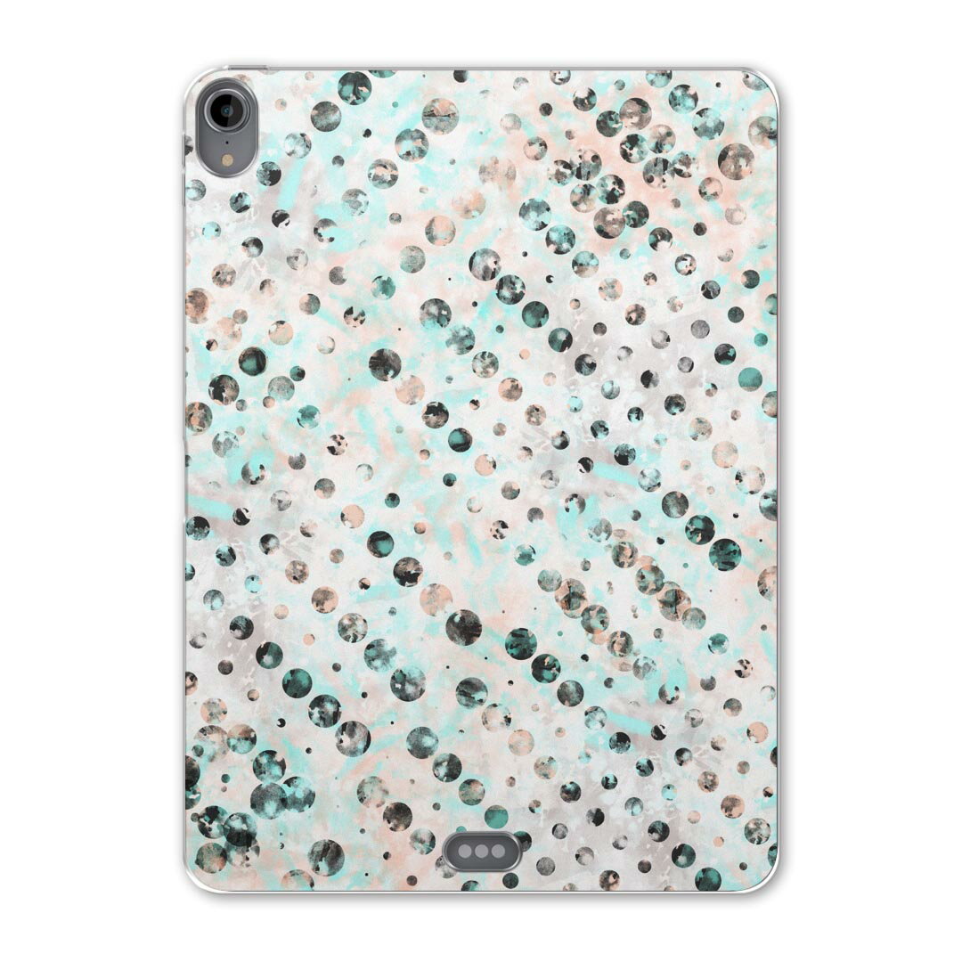 iPad Pro 11inch 第1世代 2018年 アイパッドプロ 11インチ タブレットケース タブレットカバー TPU ソフトケース A1980 A2013 A1934 A1979 012198 ドット　水玉　シンプル