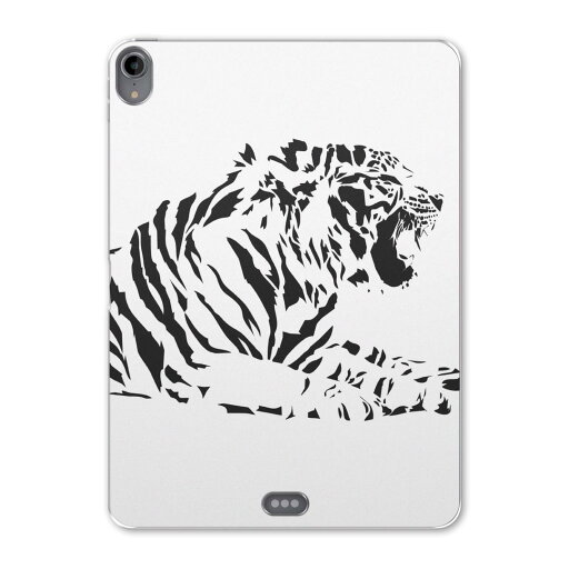 iPad Pro 11inch 第1世代 2018年 アイパッドプロ 11インチ タブレットケース タブレットカバー TPU ソフトケース A1980 A2013 A1934 A1979 013261 とら 動物 モノトーン iPad Pro 11inch 第1世代 2018年 アイパッドプロ 11インチ タブレットケース タブレットカバー TPU ソフトケース A1980 A2013 A1934 A1979 013261 とら 動物 モノトーン