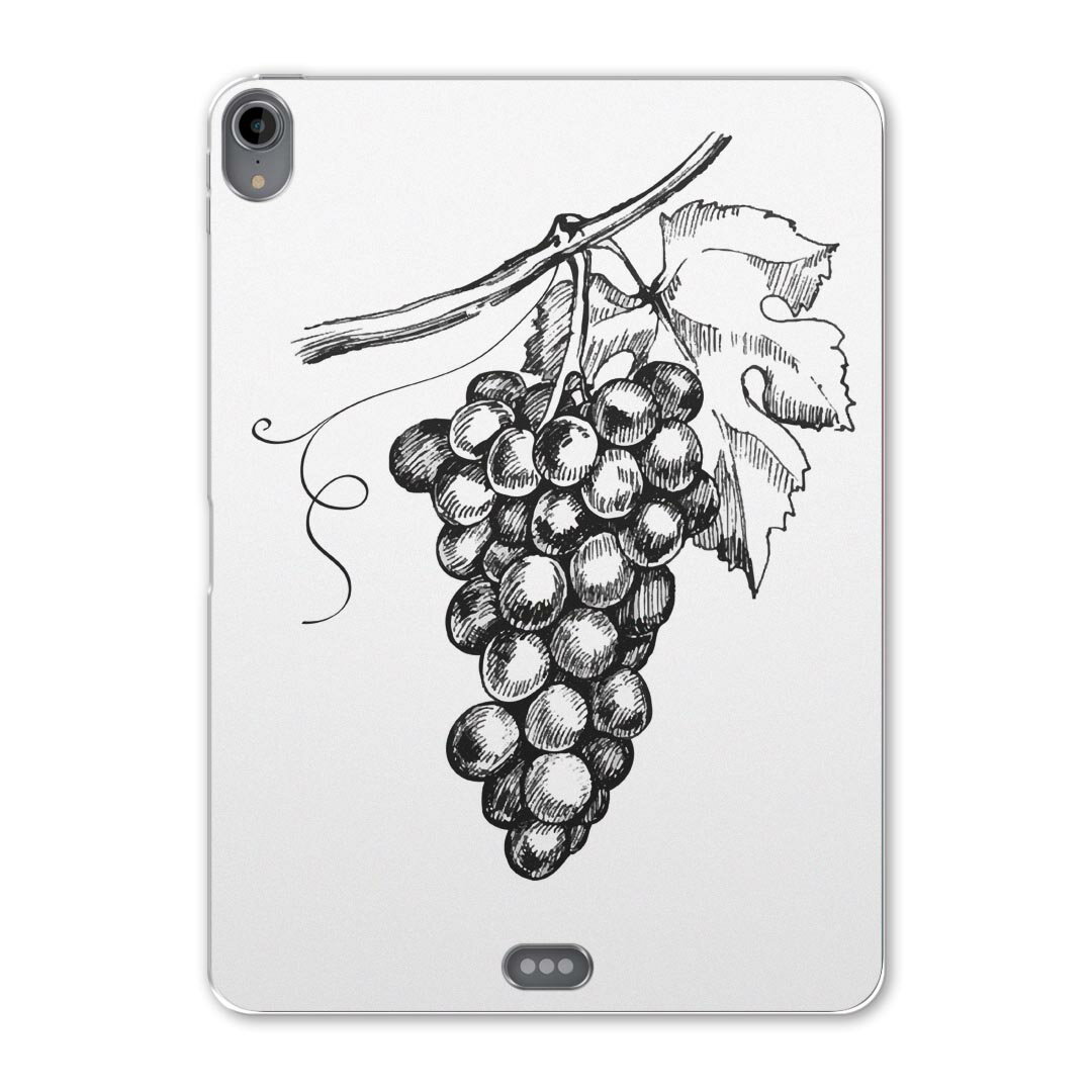 iPad Pro 12.9 第3世代 2019年版 用 ケース ソフト TPUケース A1876 A2014 A1895 対応 タブレットケース タブレットカバー 014232 ぶどう フルーツ 果物