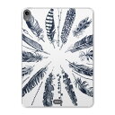 iPad Pro 11inch 第1世代 2018年 アイパッドプロ 11インチ タブレットケース タブレットカバー TPU ソフトケース A1980 A2013 A1934 A1979 014503 羽根 フェザー(2)