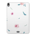 iPad Pro 12.9 第3世代 2019年版 用 ケース ソフト TPUケース A1876 A2014 A1895 対応 タブレットケース タブレットカバー 014794 模様 花 きれい(2)