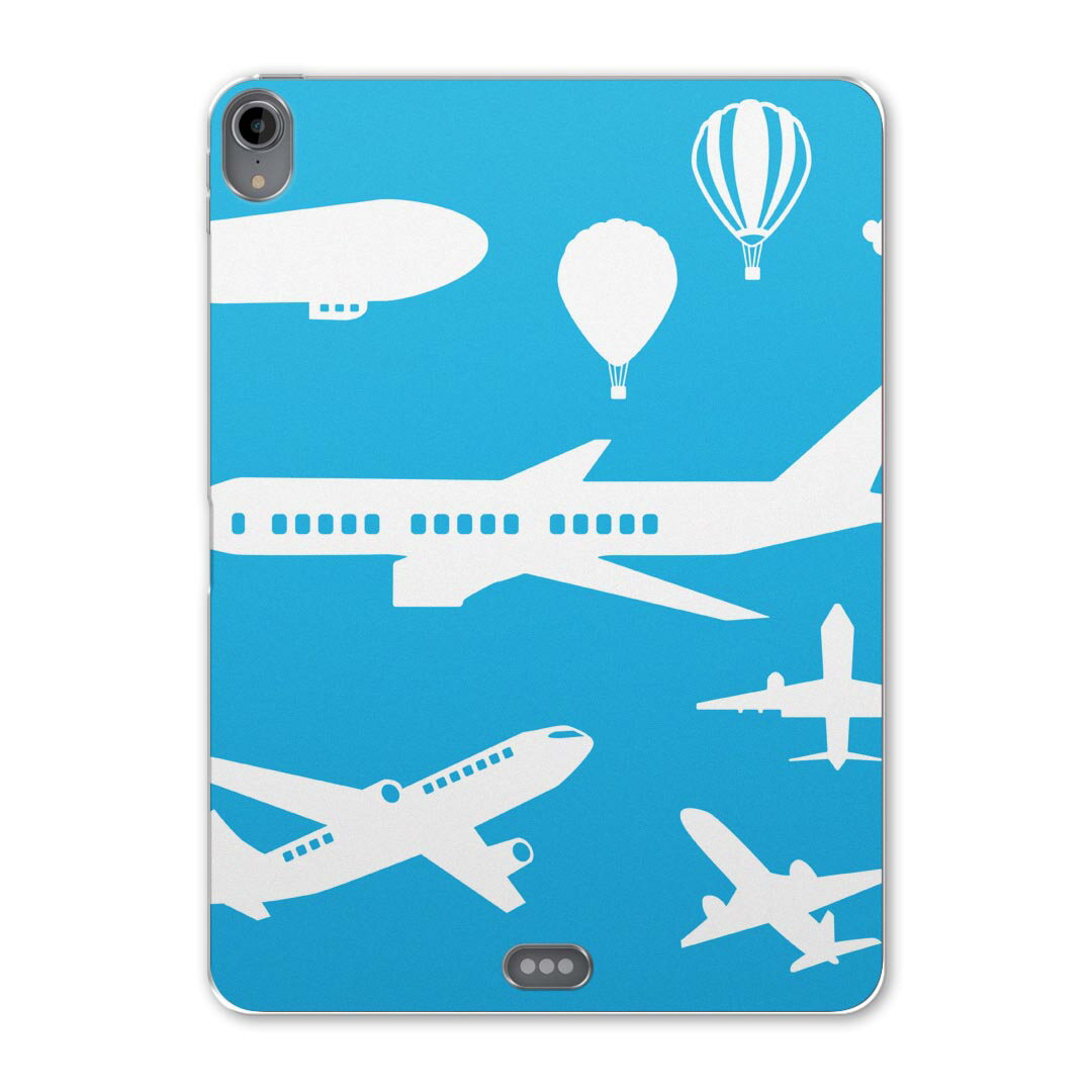 iPad Pro 12.9 第3世代 2019年版 用 ケース ソフト TPUケース A1876 A2014 A1895 対応 タブレットケース タブレットカバー 014997 飛行機　乗り物