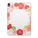 iPad Pro 11inch 第1世代 2018年 アイパッドプロ 11インチ タブレットケース タブレットカバー TPU ソフトケース A1980 A2013 A1934 A1979 015512 カーネーション バラ ピンク 花 植物