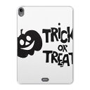 iPad Pro 11 第1世代 2018年版 用 ケース ソフト TPUケース A1980 A2013 A1934 対応 タブレットケース タブレットカバー 017437 ハロウィン かわいい モノトーン 白黒 かぼちゃ
