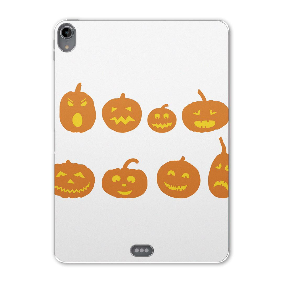 iPad Pro 11 第1世代 2018年版 用 ケース ソフト TPUケース A1980 A2013 A1934 対応 タブレットケース タブレットカバー 017472 ハロウィン　かわいい かぼちゃ　パンプキン　オレンジ