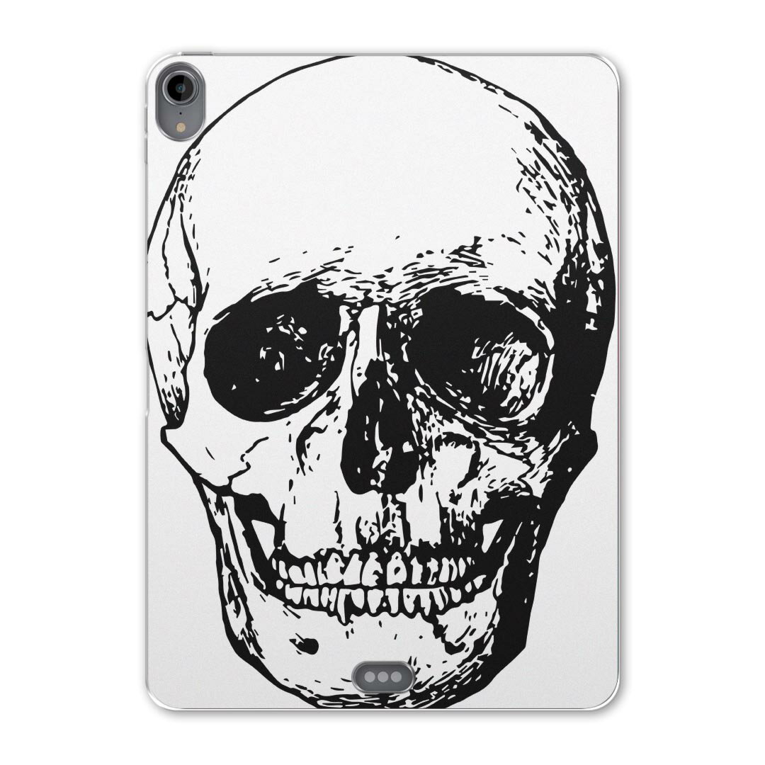 iPad Pro 11 第1世代 2018年版 用 ケース ソフト TPUケース A1980 A2013 A1934 対応 タブレットケース タブレットカバー 017488 ハロウィン　ホラー 骸骨　リアル　ホラー