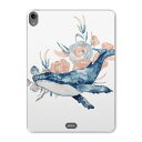 iPad Pro 11 第1世代 2018年版 用 ケース ソフト TPUケース A1980 A2013 A1934 対応 タブレットケース タブレットカバー 017660 海の生物 海 sea くじら(2)