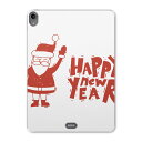 iPad Pro 11 第1世代 2018年版 用 ケース ソフト TPUケース A1980 A2013 A1934 対応 タブレットケース タブレットカバー 017669 クリスマス サンタ 赤 クリスマス